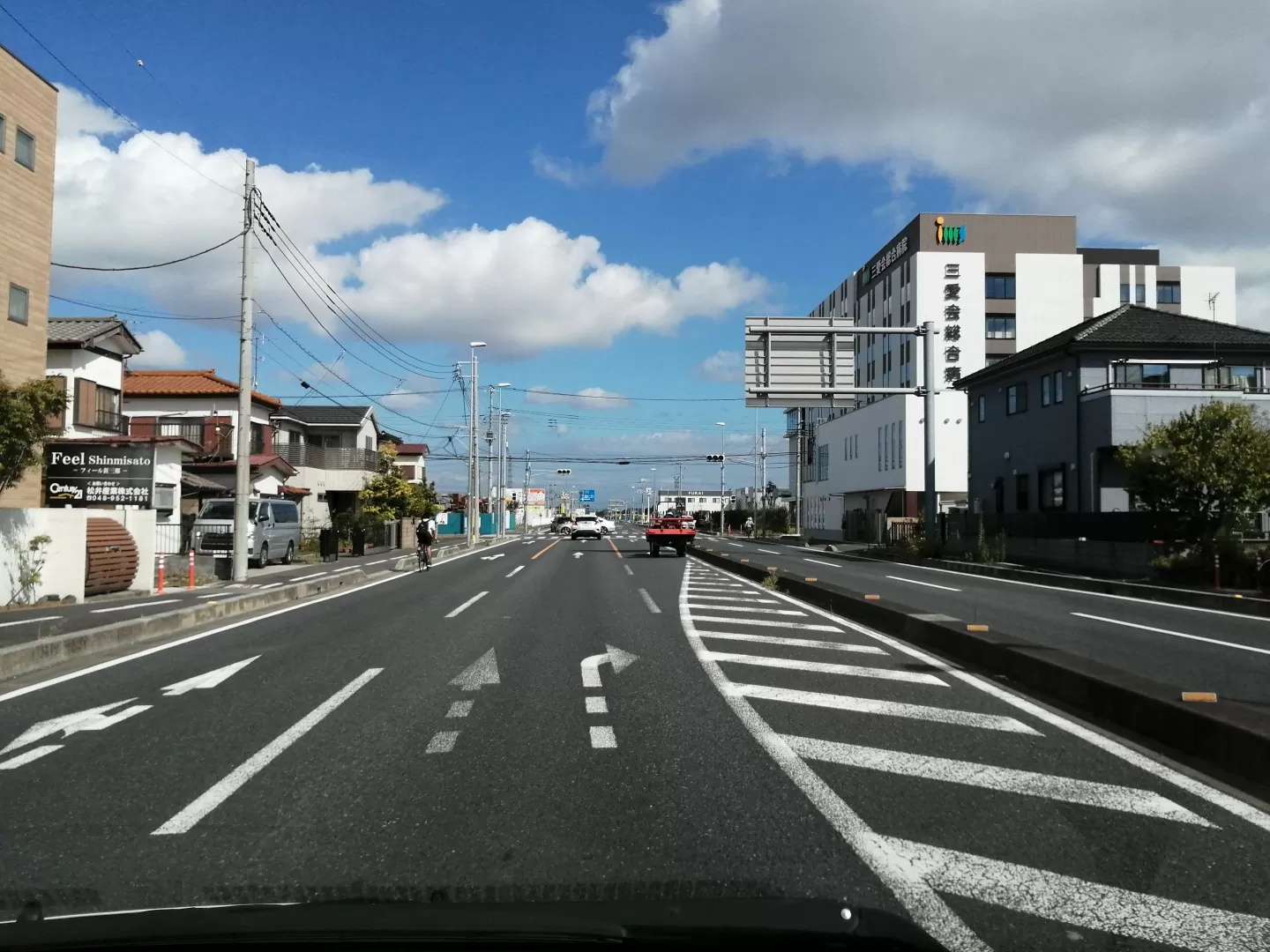 三郷市での出張マイカー専門ペーパードライバー講習の様子